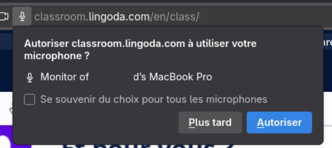 Lingoda demanding access to Macbook Pro