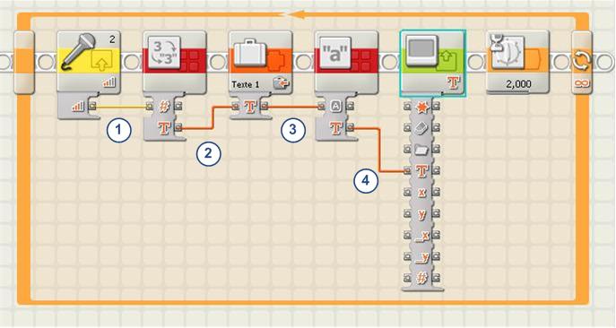 A sample of NXT-G program